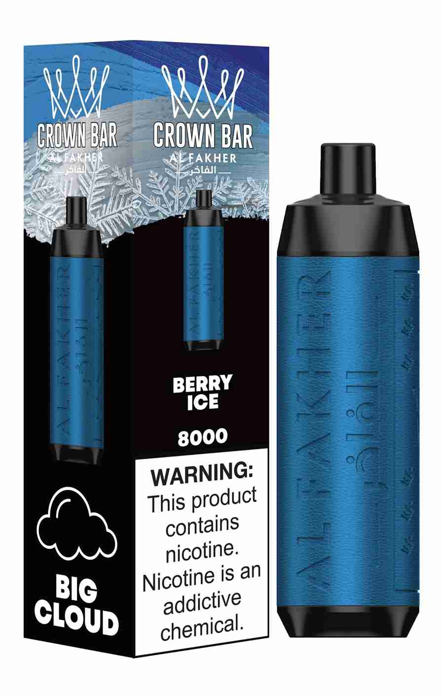 Al Fakher Crown Bar 8000 Puffs Prefilled Vape Kit - Box of 10