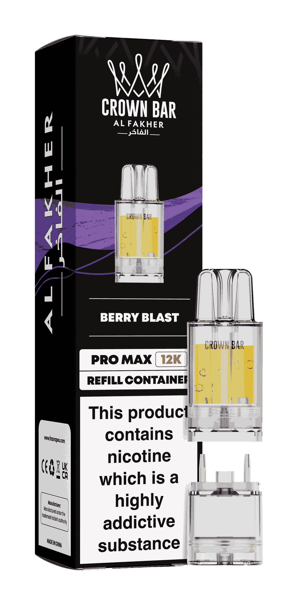 Al Fakher Pro Max 12k Replacement Pods Box of 5 - with Berry Blast flavour Wholesale Price !
