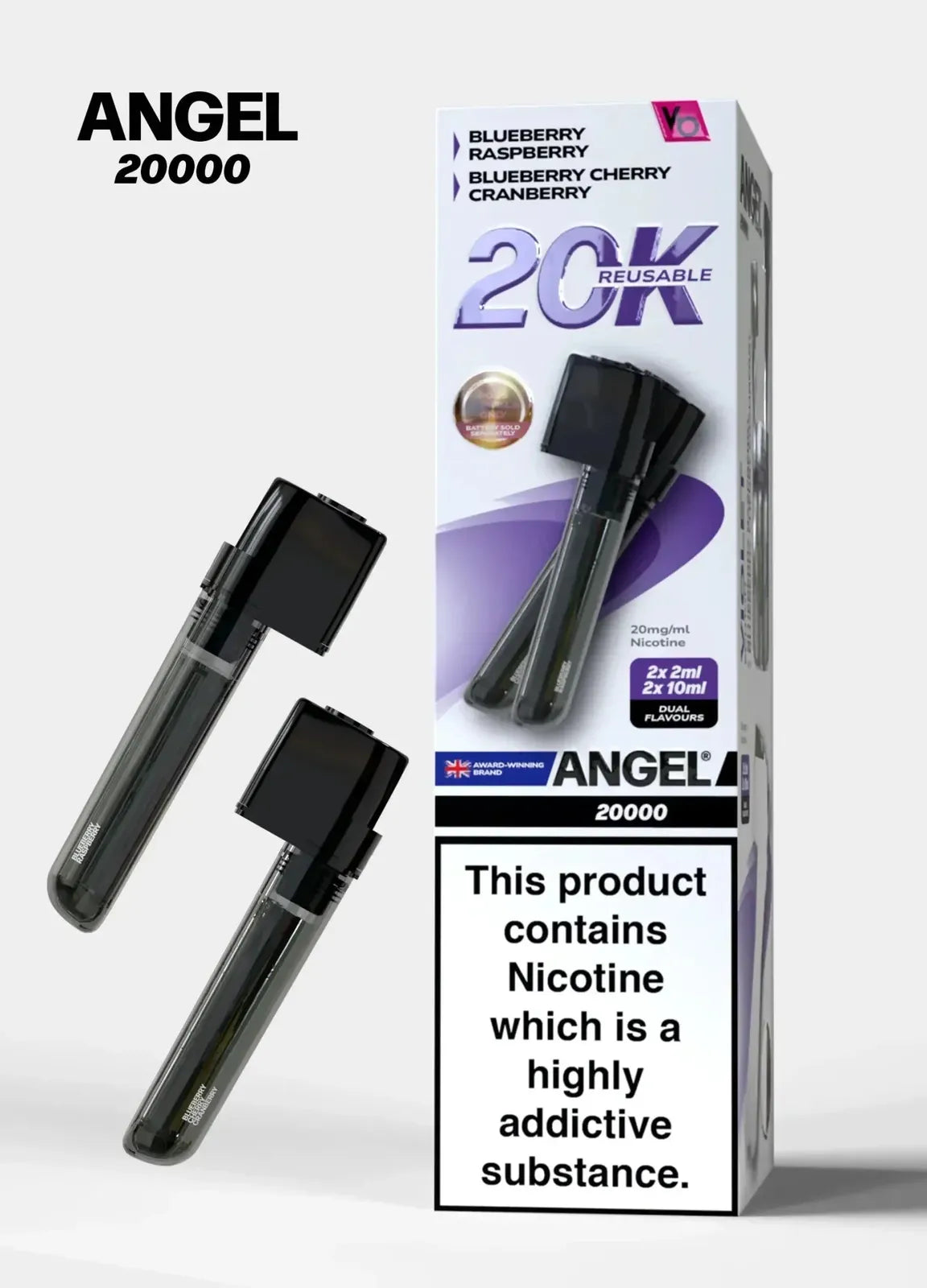 Angel 20000 Puffs Prefilled Replacement Pods - Box of 5