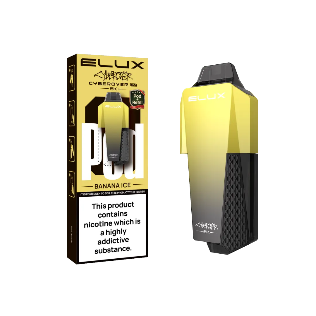 Elux Cyberover 6000 Prefilled Replacement Pods - Box of 5