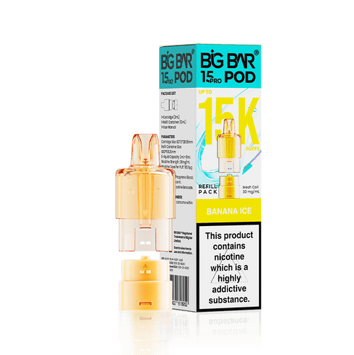 Big Bar 15000 Pro Prefilled Refill Pods Pack of 5 - Wholesale Price !