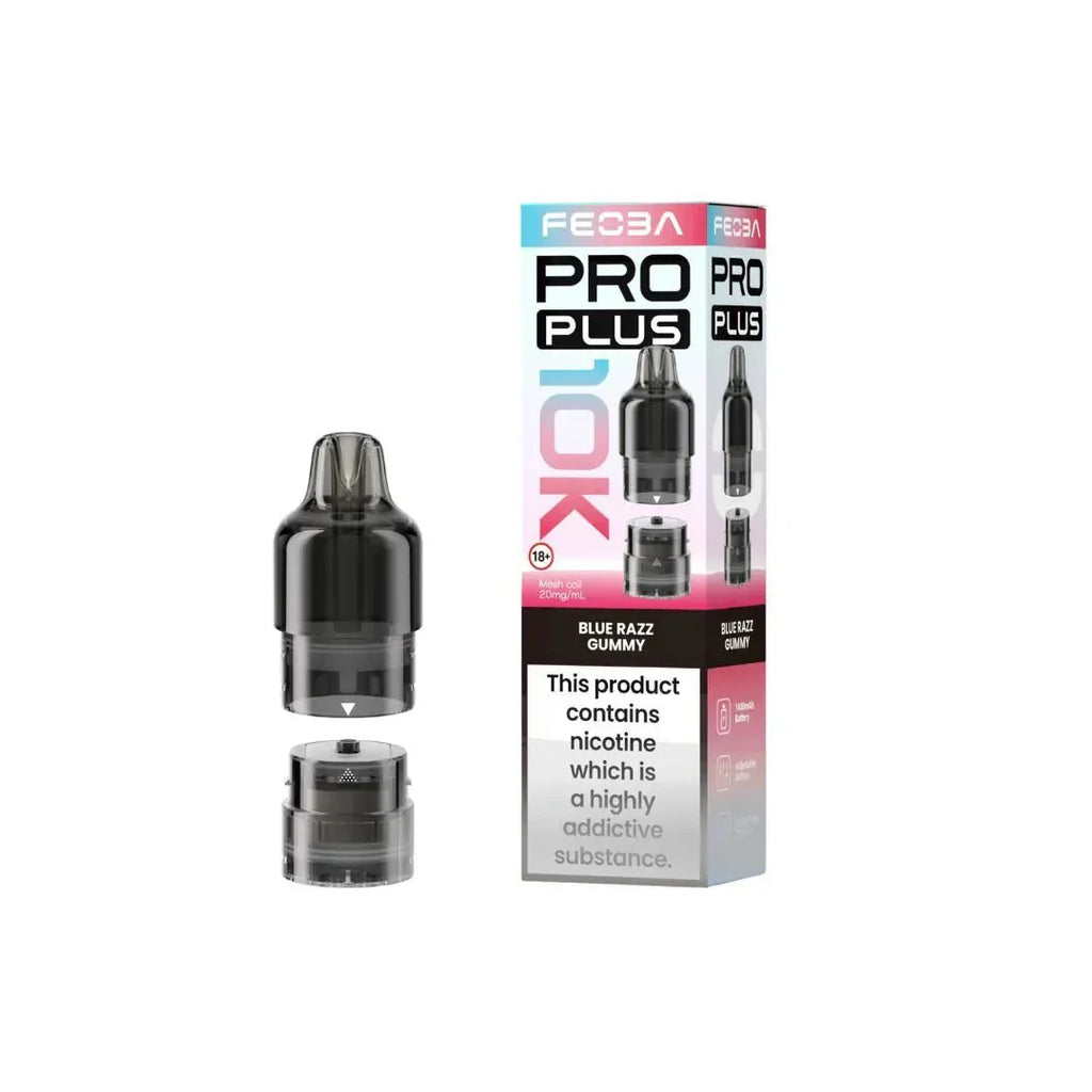 Feoba Pro Plus 10k Replacement Pods Pack of 5 - Wholesale Price !