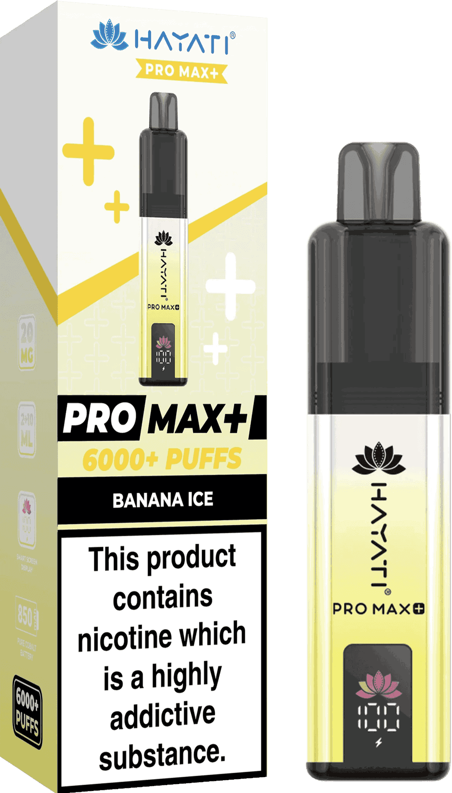 Hayati Pro Max Plus 6000 Puff Prefilled Pod Kit - Box of 5