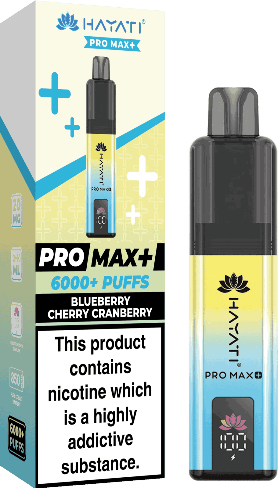 Hayati Pro Max Plus 6000 Puff Prefilled Pod Kit - Box of 5