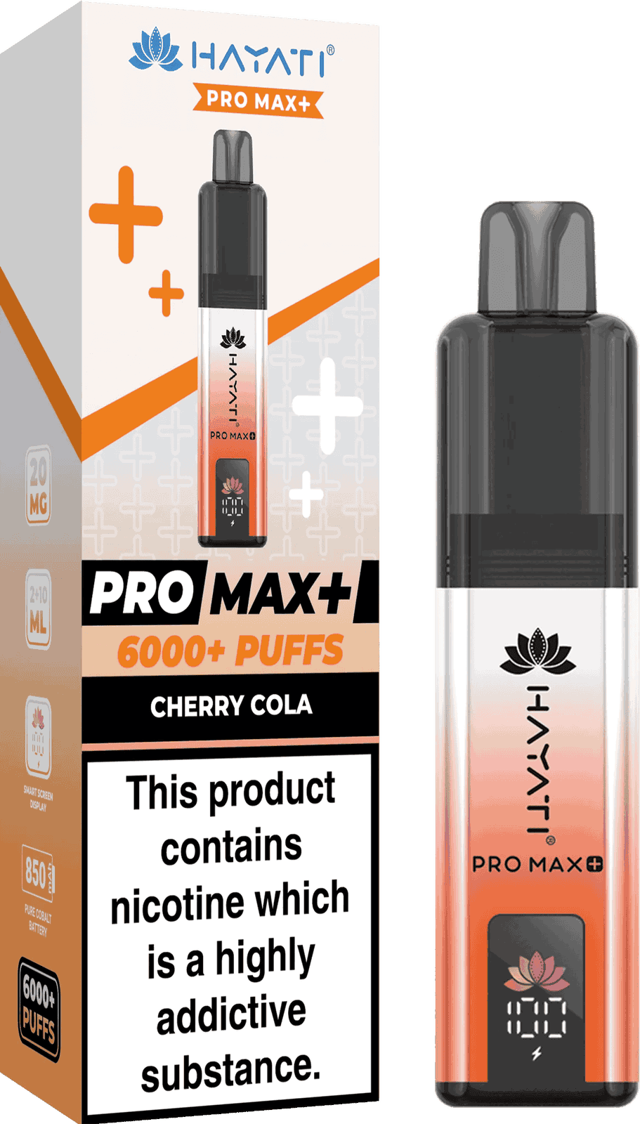 Hayati Pro Max Plus 6000 Puff Prefilled Pod Kit - Box of 5