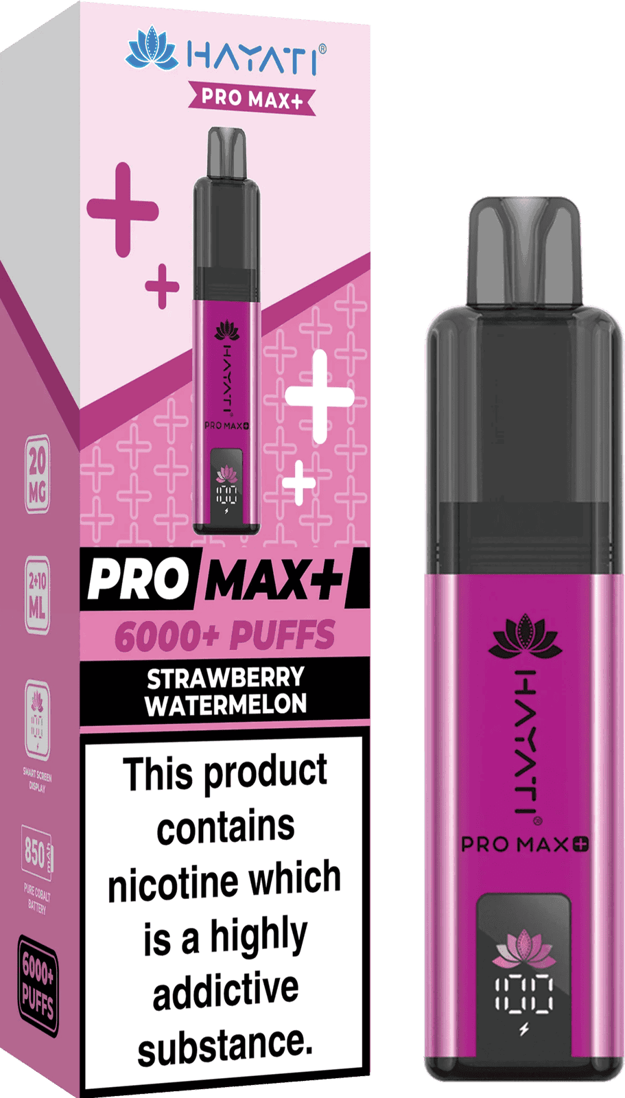 Hayati Pro Max Plus 6000 Puff Prefilled Pod Kit - Box of 5