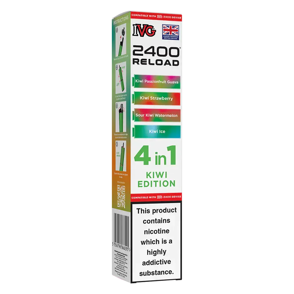 IVG 2400 4in1 Multi Flavour Edition Prefilled Pods