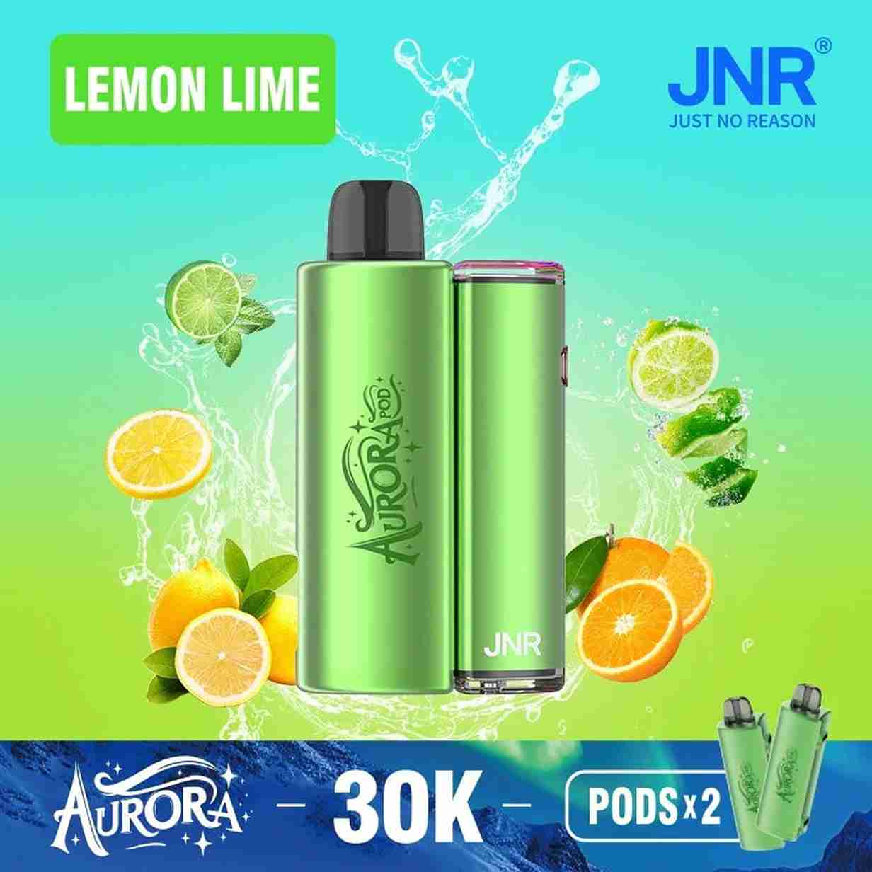 JNR Aurora 30k Puffs Prefilled Pod Vape Kit - Box of 5