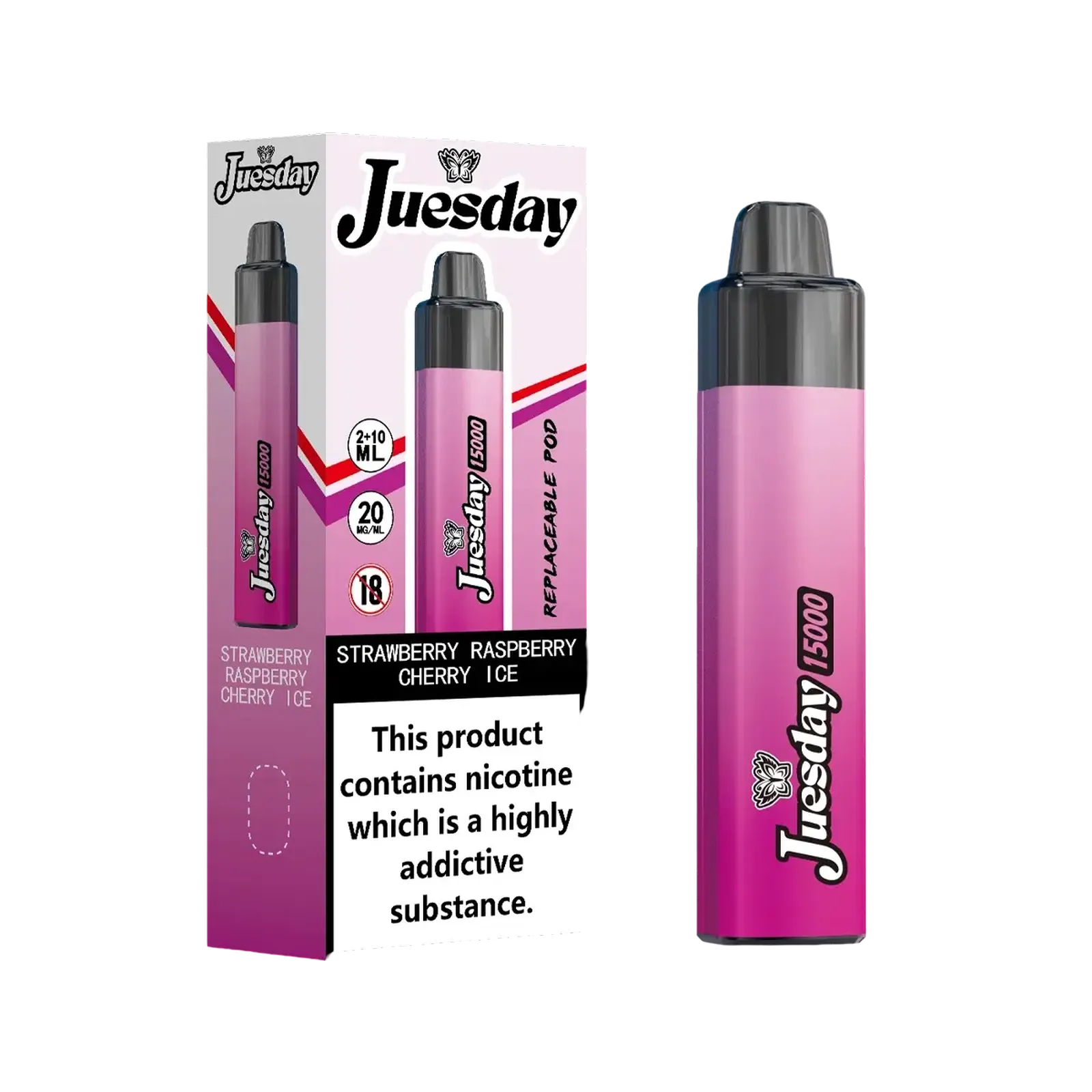 Juesday 15000 Puffs Prefilled Vape Kit - Box of 10