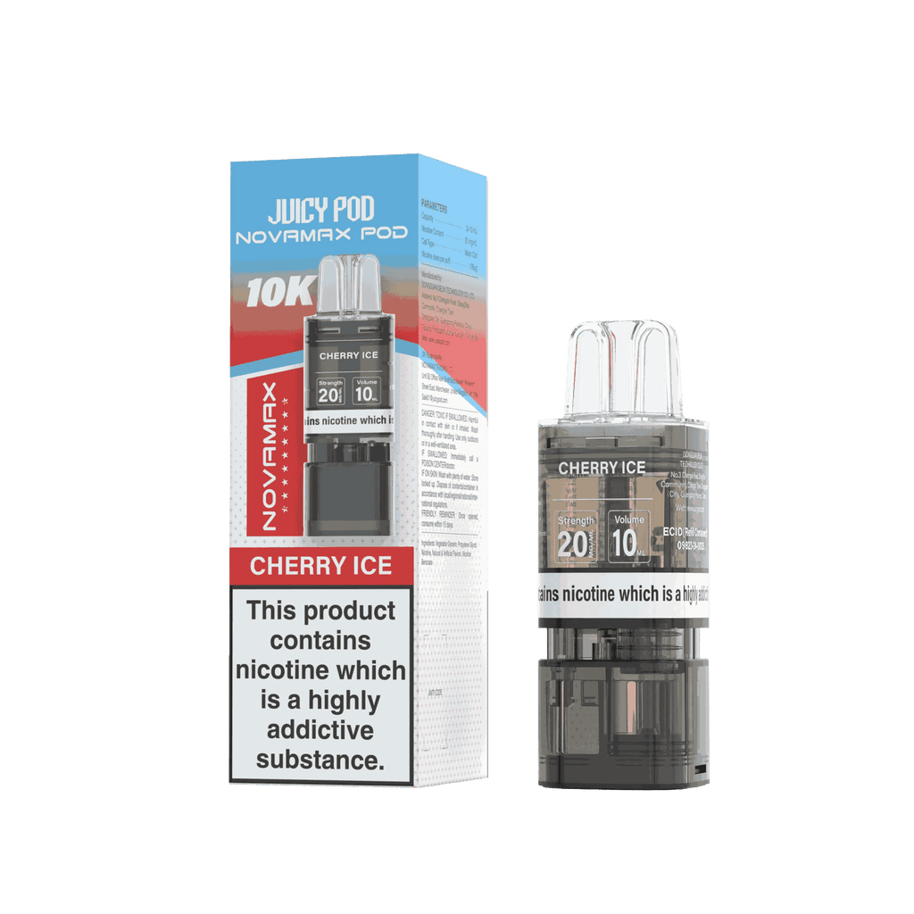 Juicy Pod Novamax 10K Replacement Pods - Pack of 10