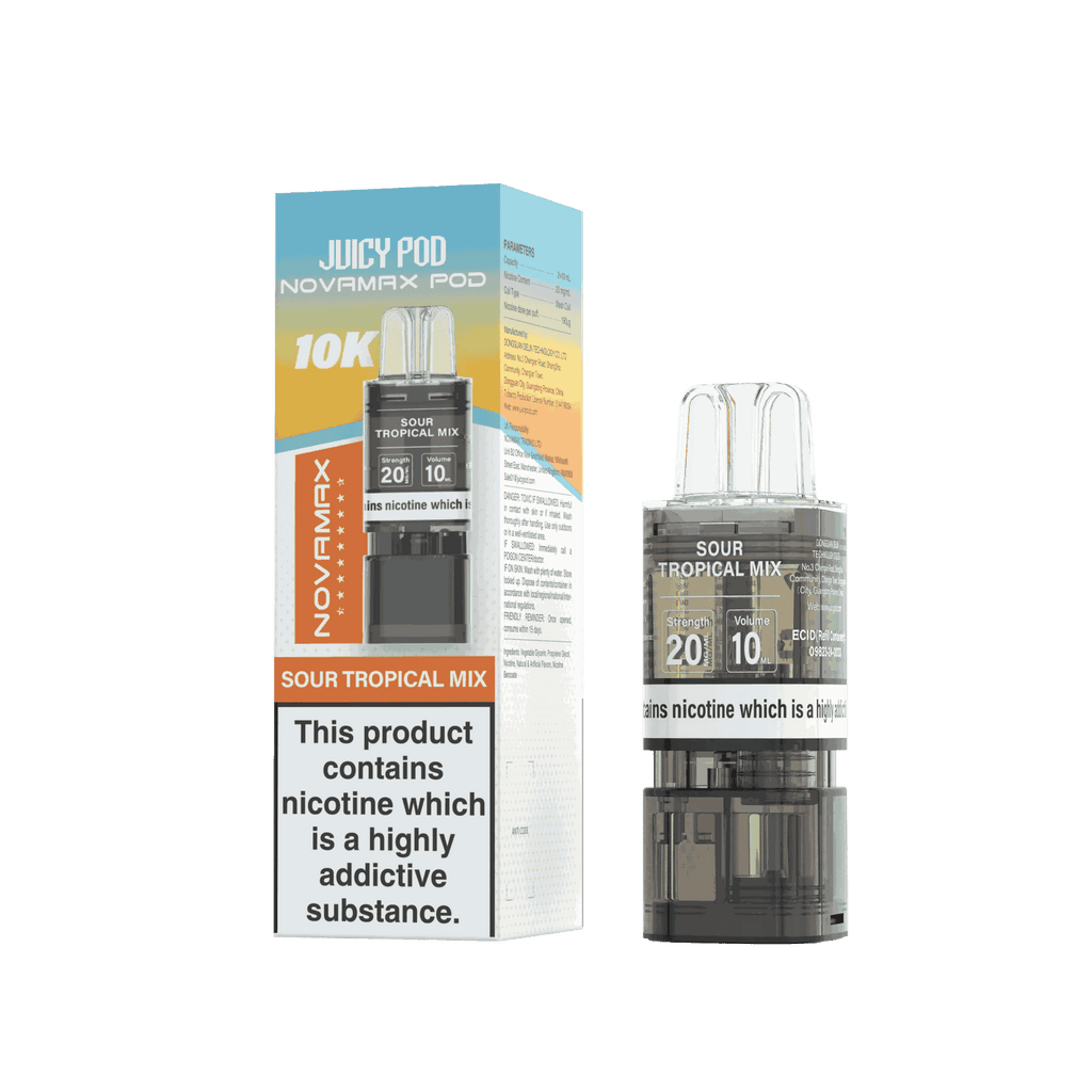 Juicy Pod Novamax 10K Replacement Pods - Pack of 10
