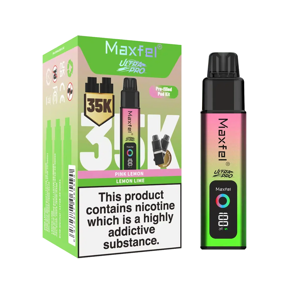 Maxfel Ultra Pro 35k Puffs Prefilled Pod Vape kit - Box of 5