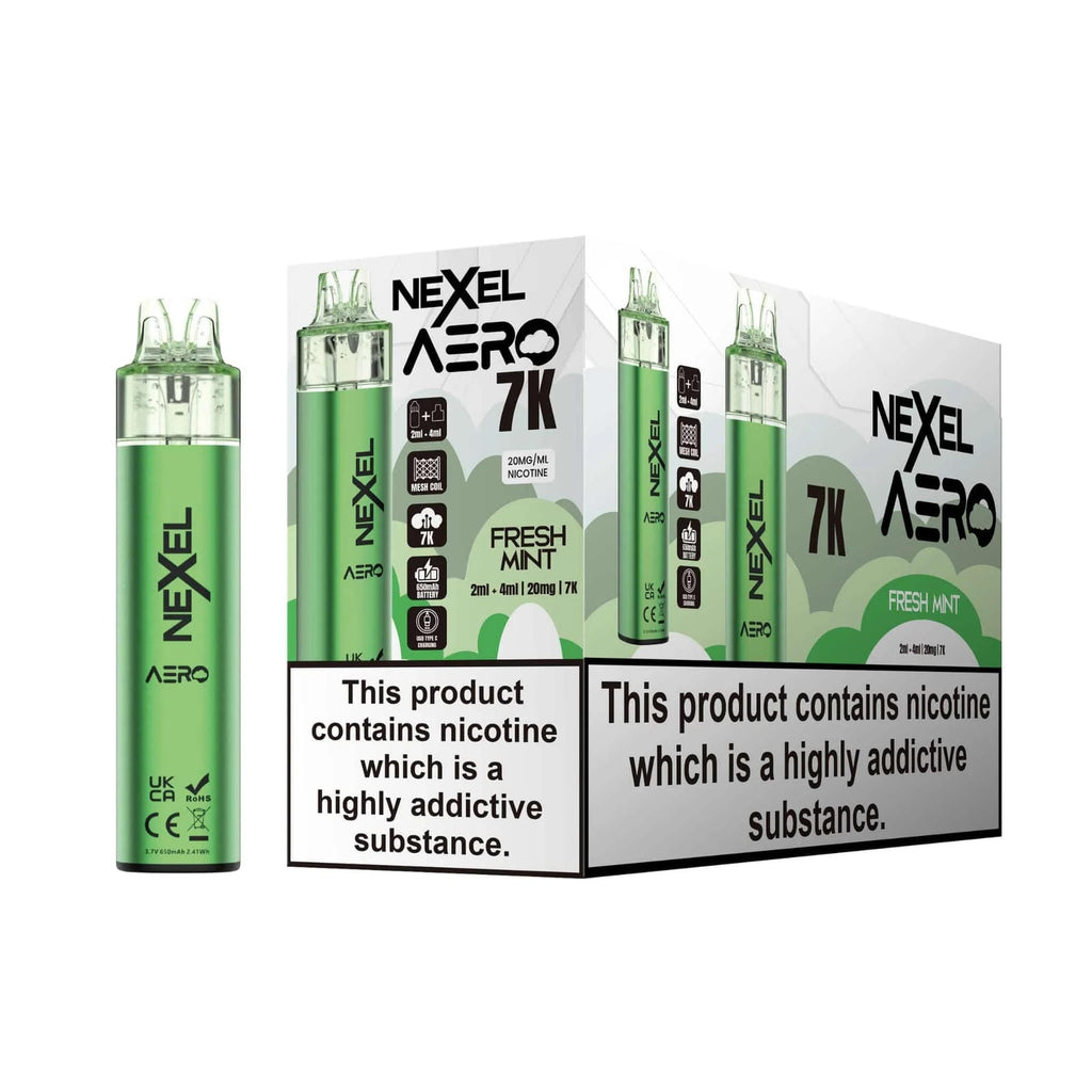 Nexel Aero 7k Prefilled Pod Vape Kit - Pack of 5