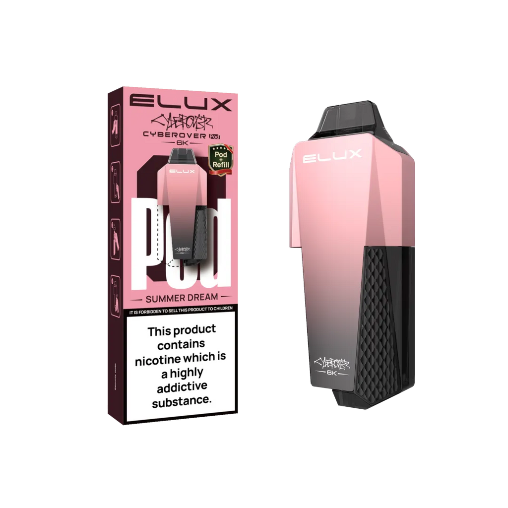 Elux Cyberover 6000 Prefilled Replacement Pods - Box of 5